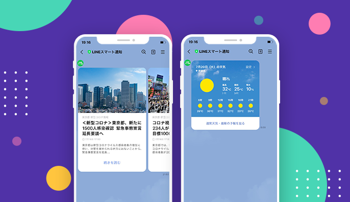 欲しい情報を選んで受信 Lineスマート通知 Lineみんなの使い方ガイド